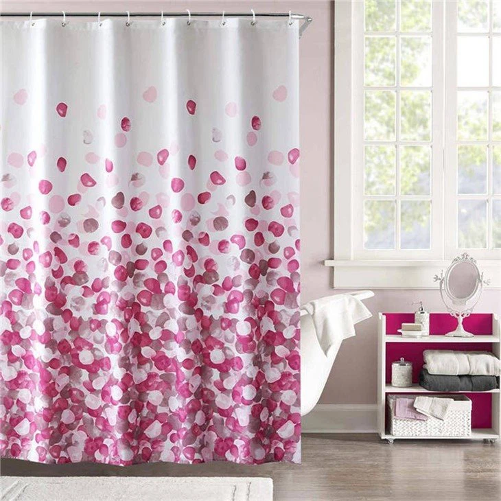 polyester shower curtain