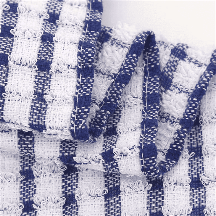 Cotton Checkered Super Absorption Hand Towel