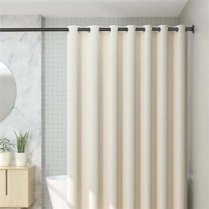 Flexible Stainless Steel Shower Curtain Rod Rustproof